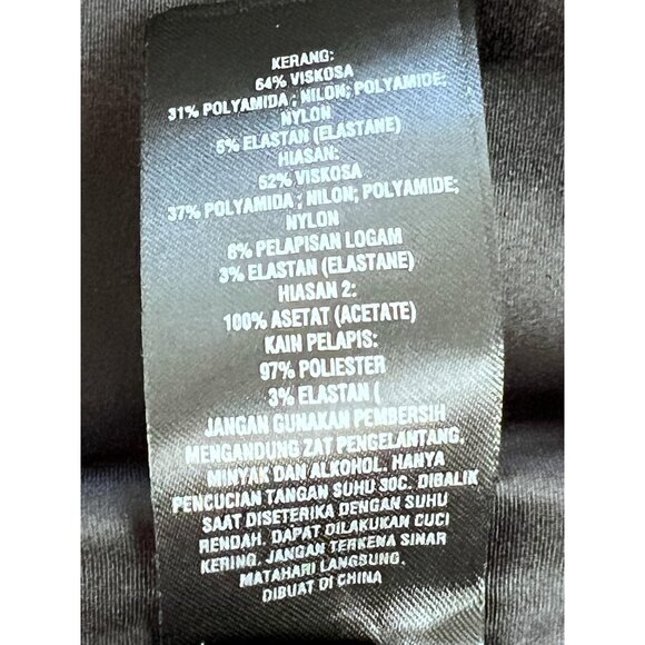 Ted Baker Womens 8 Dress Fit Flare Black Evening Sleeveless Cocktail Party NWT - Picture 8 of 15